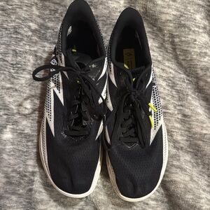 Men's Black and White Athletic Shoes